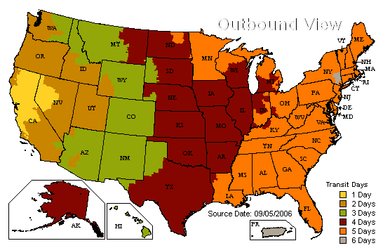 shipping map