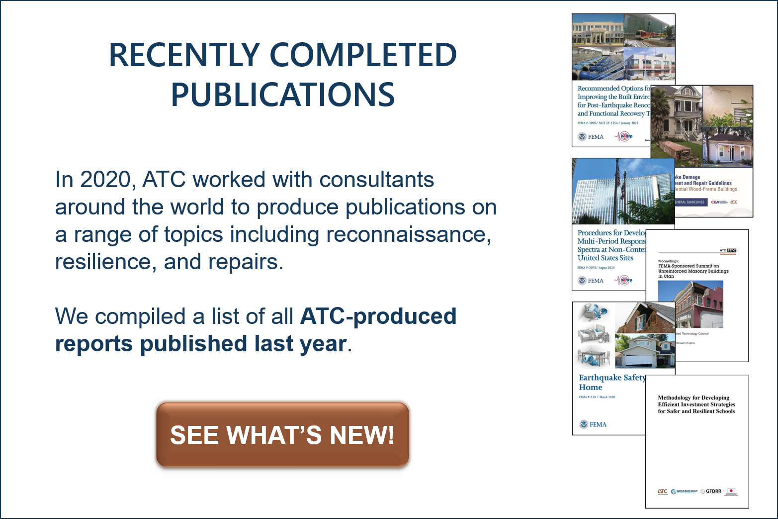 Recently Completed Publications