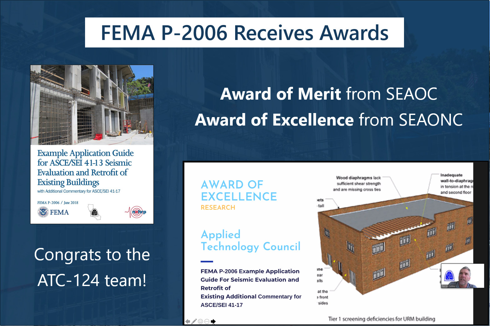 FEMA P-2006 Receives Awards